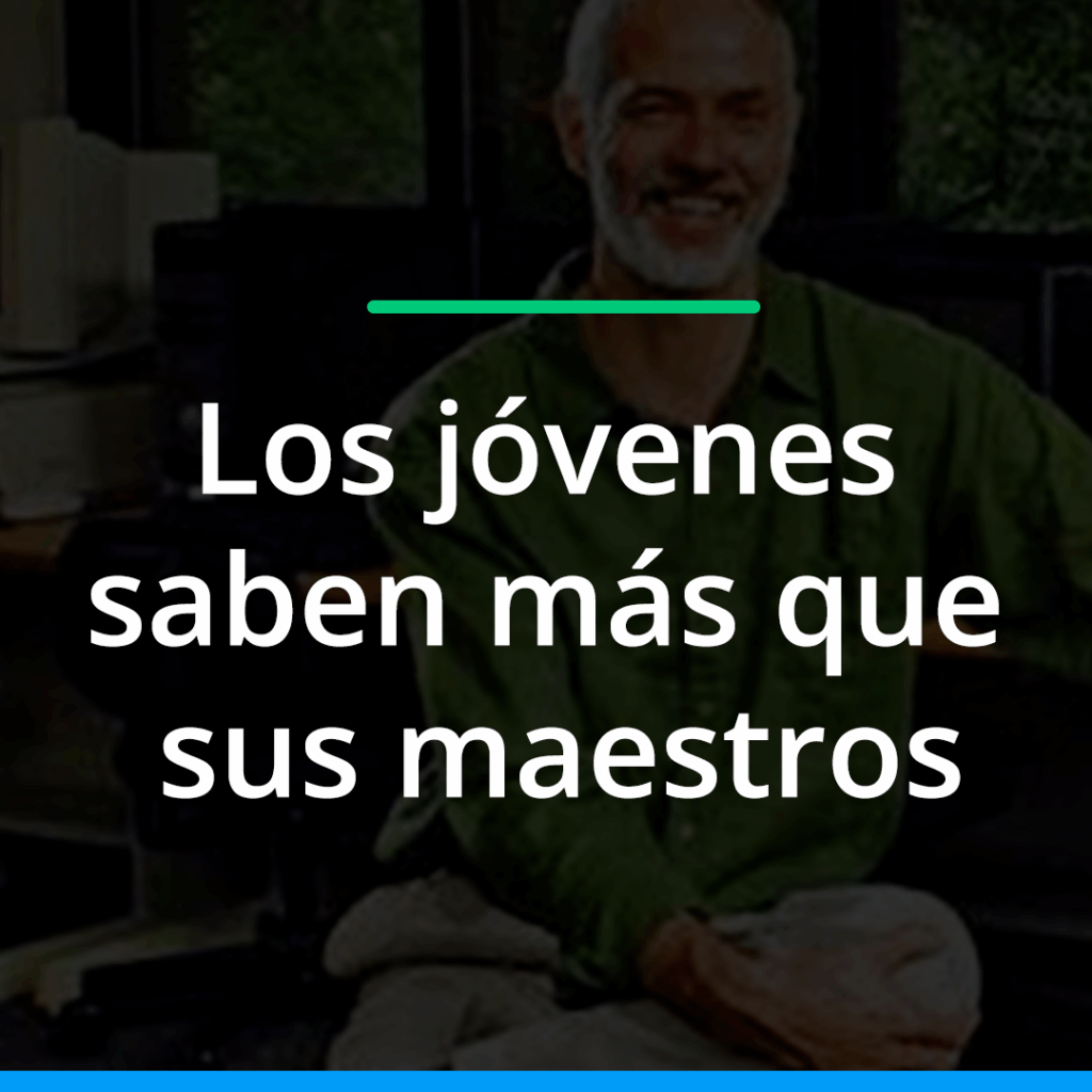 Jóvenes saben más que sus maestros